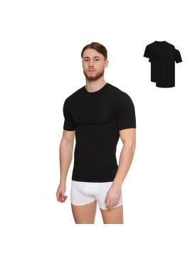 Rogers Ronde Hals T-Shirt Zwart 2-pack (-50%)