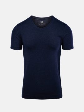 VAN HARVEY V-neck T-shirt navy