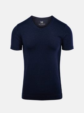 VAN HARVEY V-neck T-shirt navy