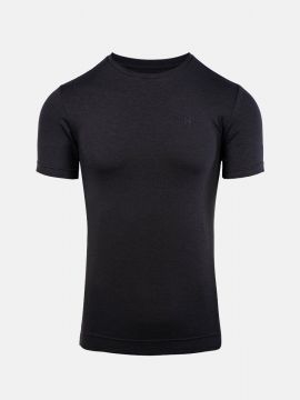 VAN HARVEY crew neck T-shirt zwart